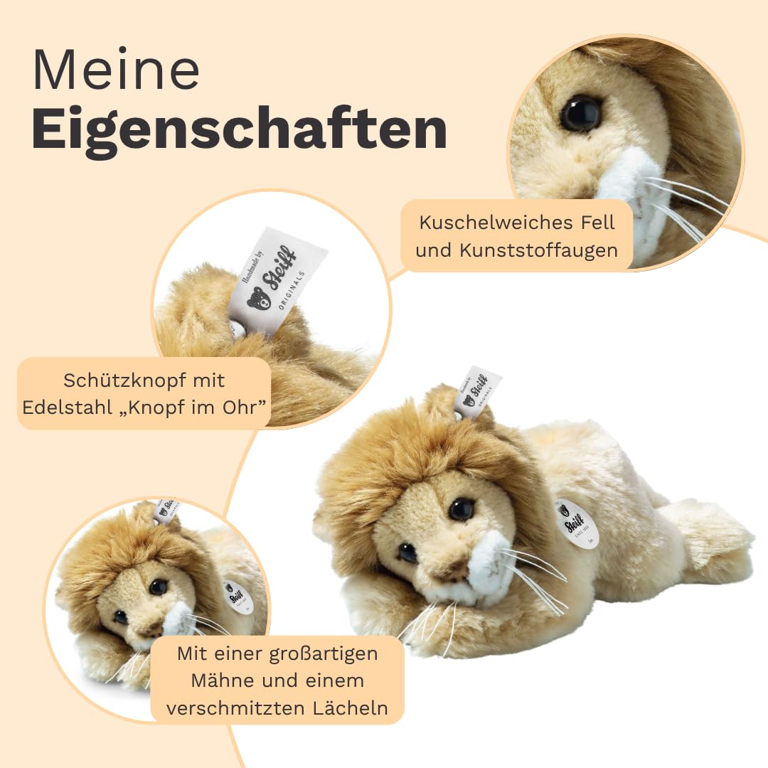 Steiff - シュタイフ★Leo Lion 22cm ID完品★(初期№タグ付)レオライオン Steiff - シュタイフ☆Leo Lion 22cm ID完品☆(初期№タグ付)レオ