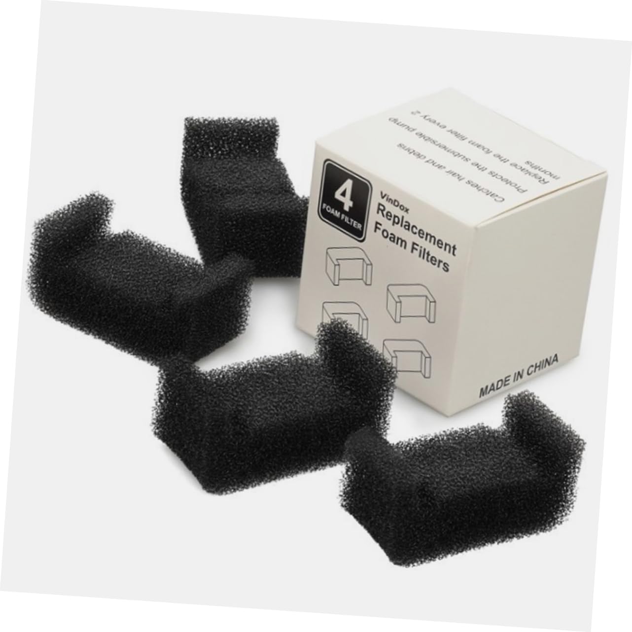 INOOMP 40piezas Filtros De Esponja para Fuente De Agua para Mascotas Filtración Duradera y Eficaz para Gatos y Perros Accesorios De Repuesto Compatibles Bebederos Automáticos