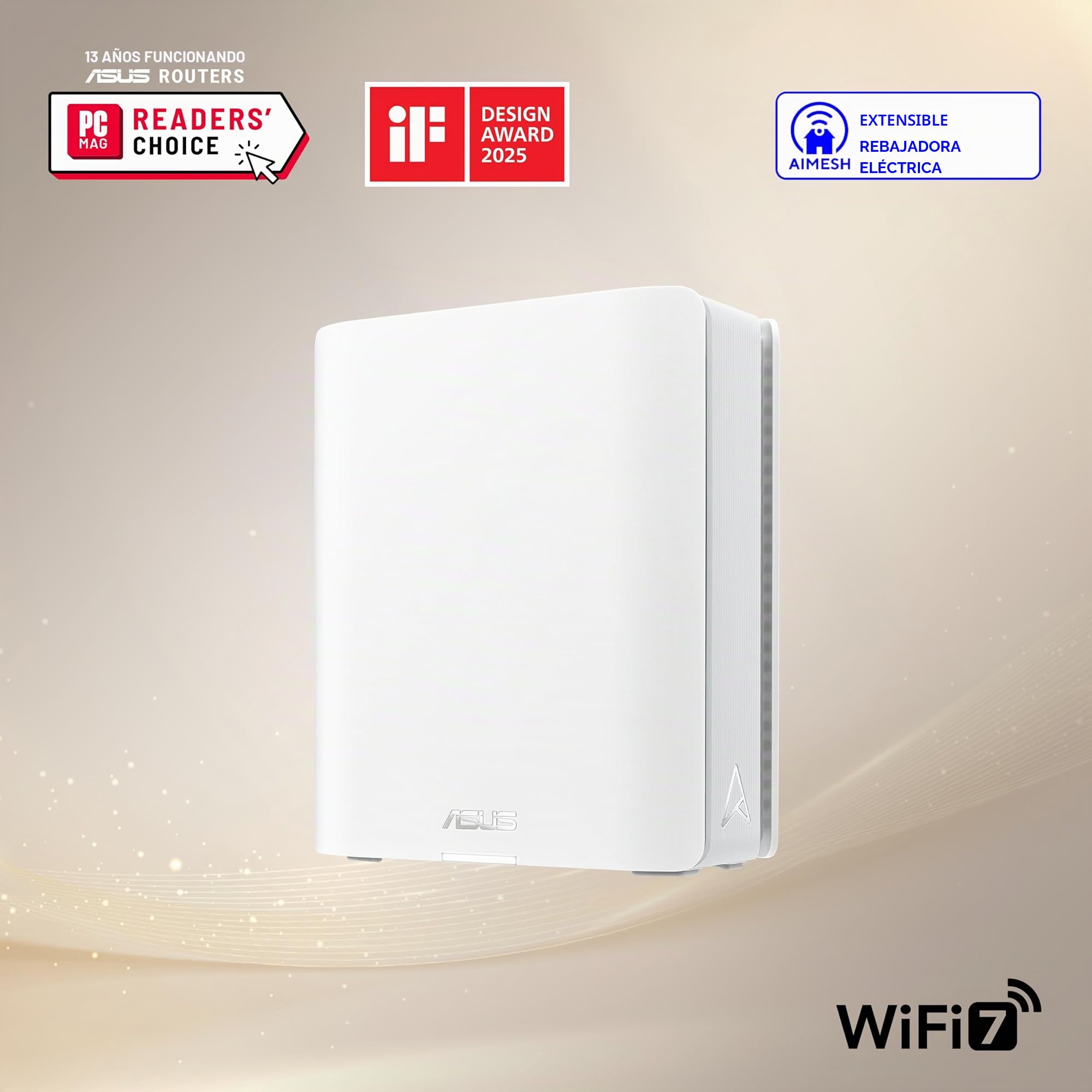 Asus - Routeur ZenWiFi BT8 Blanc WiFi 7 Tri-Bande