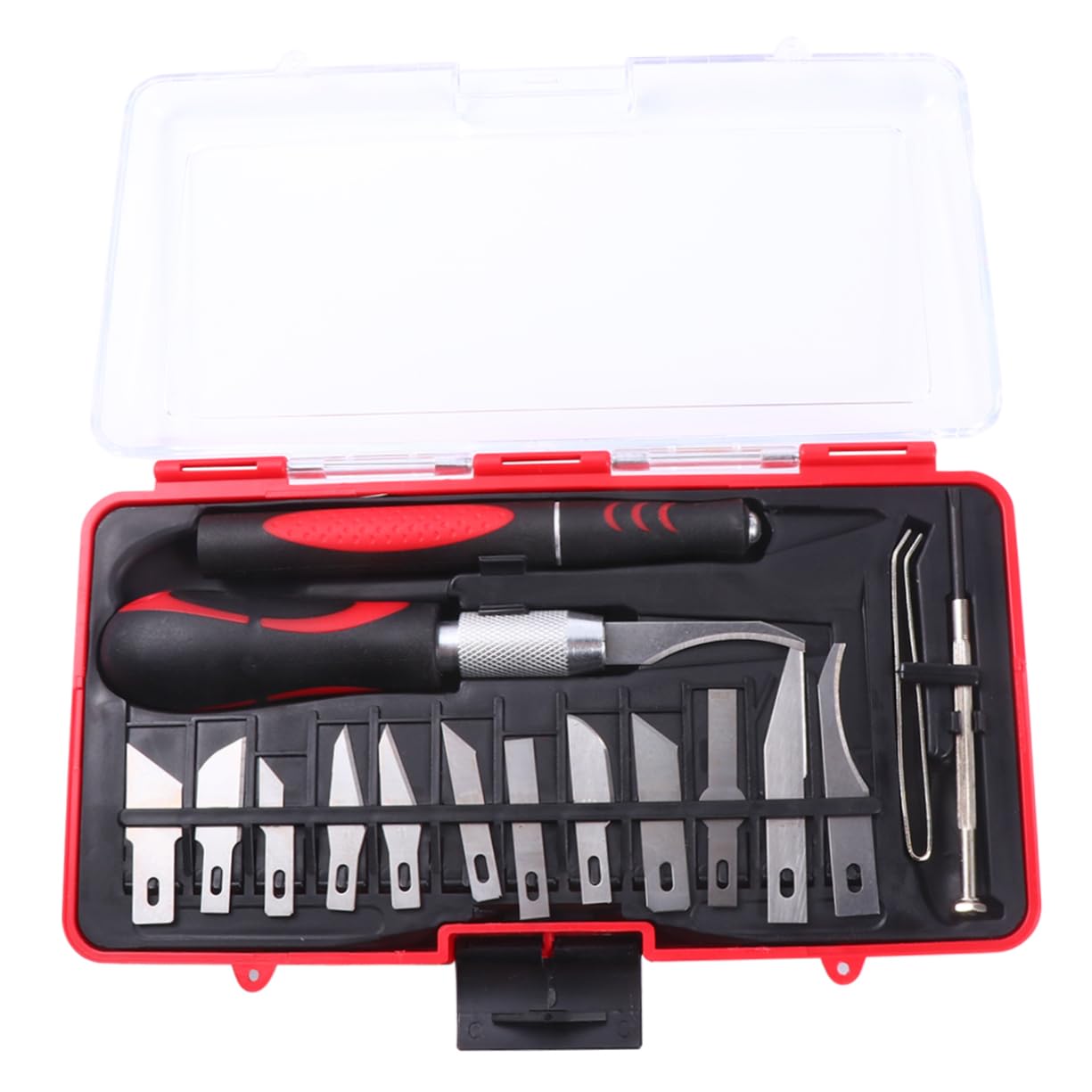 ORFOFE Kit Di Intaglio Set Di 16 Utensili Per Intaglio Del Legno Per Progetti Di Intaglio E Lavorazione Del Legno
