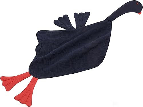 Manta de seguridad de ganso de muselina para niños y niñas, adorable manta de Loveys Snuggly Best Friend Toy