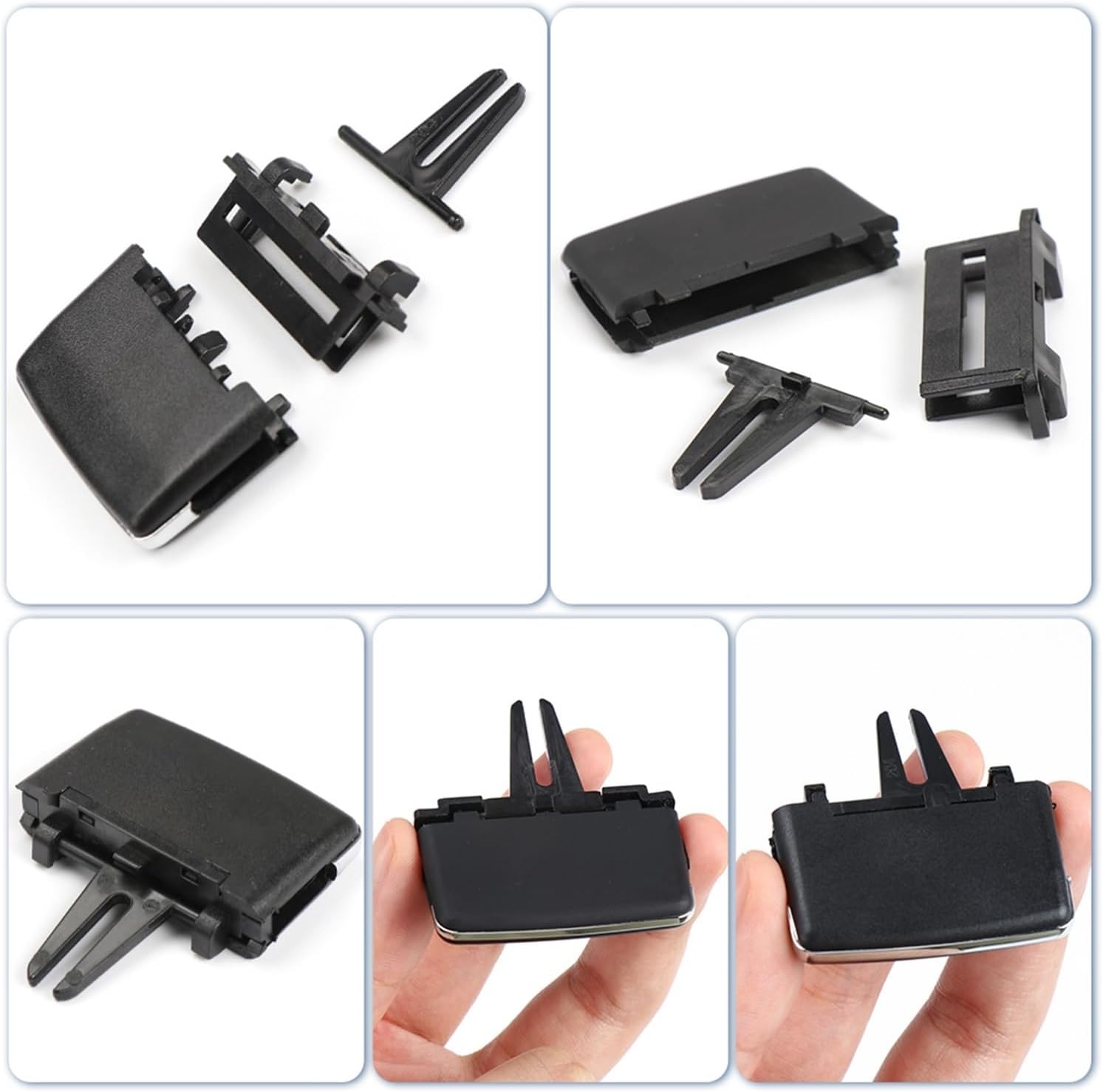 Fit For Benz C180 C200 GLK300 2007-2015 W204 X204 Car Front Air Conditioning Vent Grille Clip Slider(Model B)