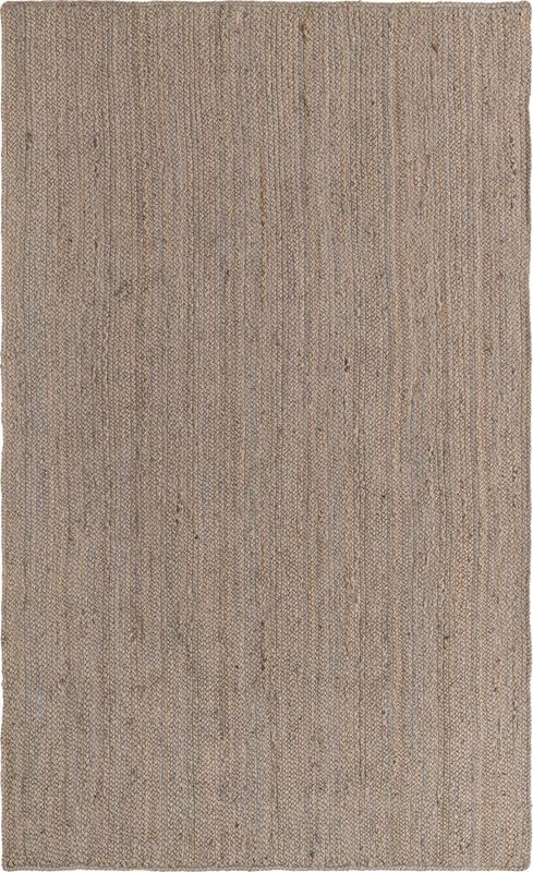 Tapis en jute tissée à la main gris, la solution durable anti-usure - 2