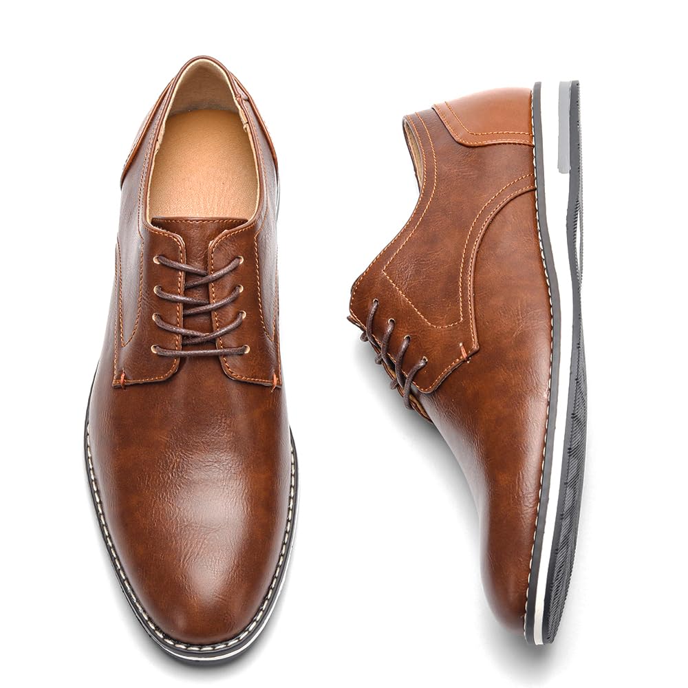 Harssidanzar Los hombres de Plain Toe Oxford Zapatos de vestir de negocios formal Zapatillas de deporte KM308EU
