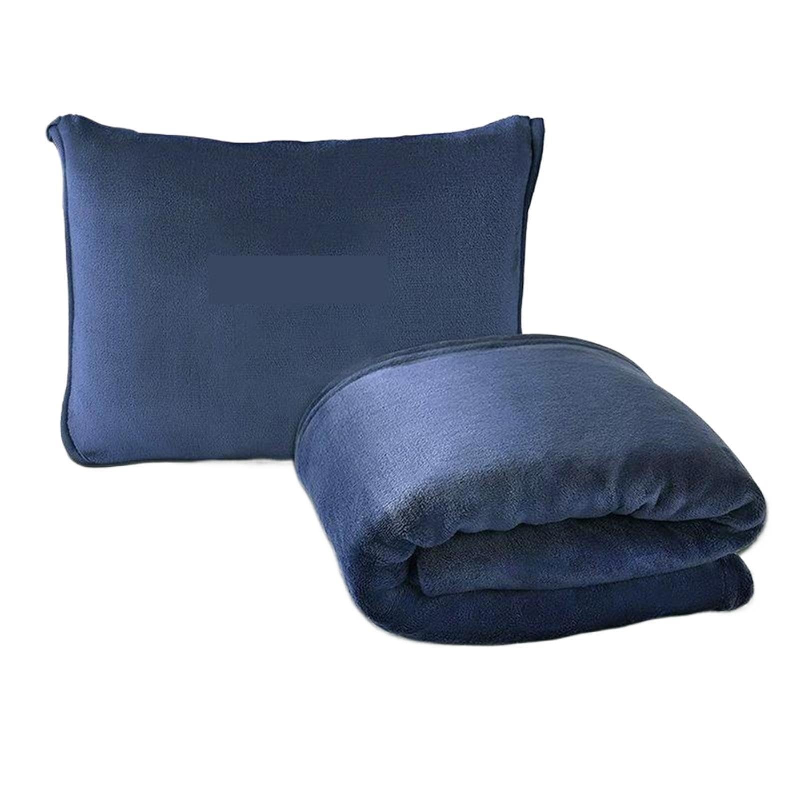 Manta y almohada de viaje , Manta y almohada de viaje poliéster 2 en 1