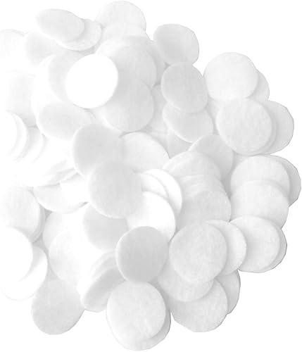 Miniatura 6 de Playfully Ever After Círculos de fieltro para manualidades blancas (1 pulgada - 200 piezas)