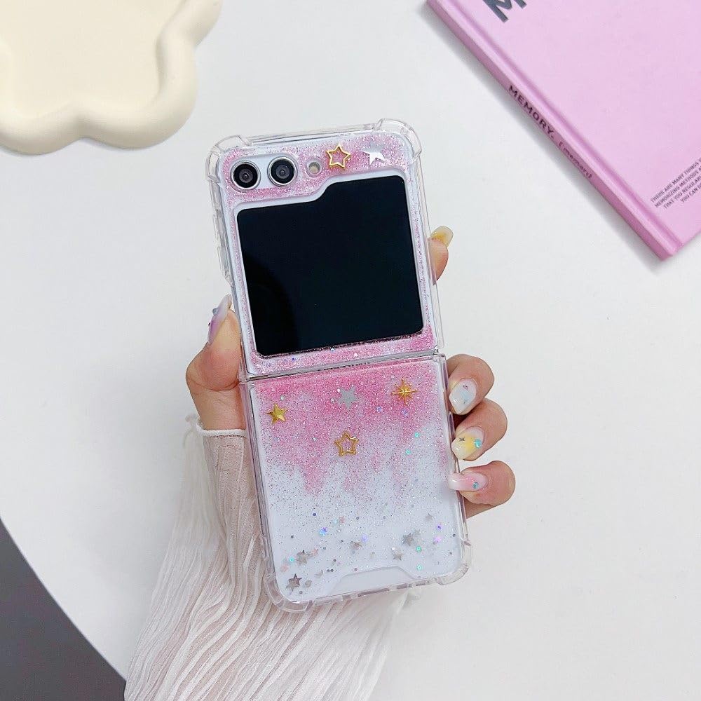 Coque Samsung Galaxy Z Flip 4 Protection Rigide Transparente Rose