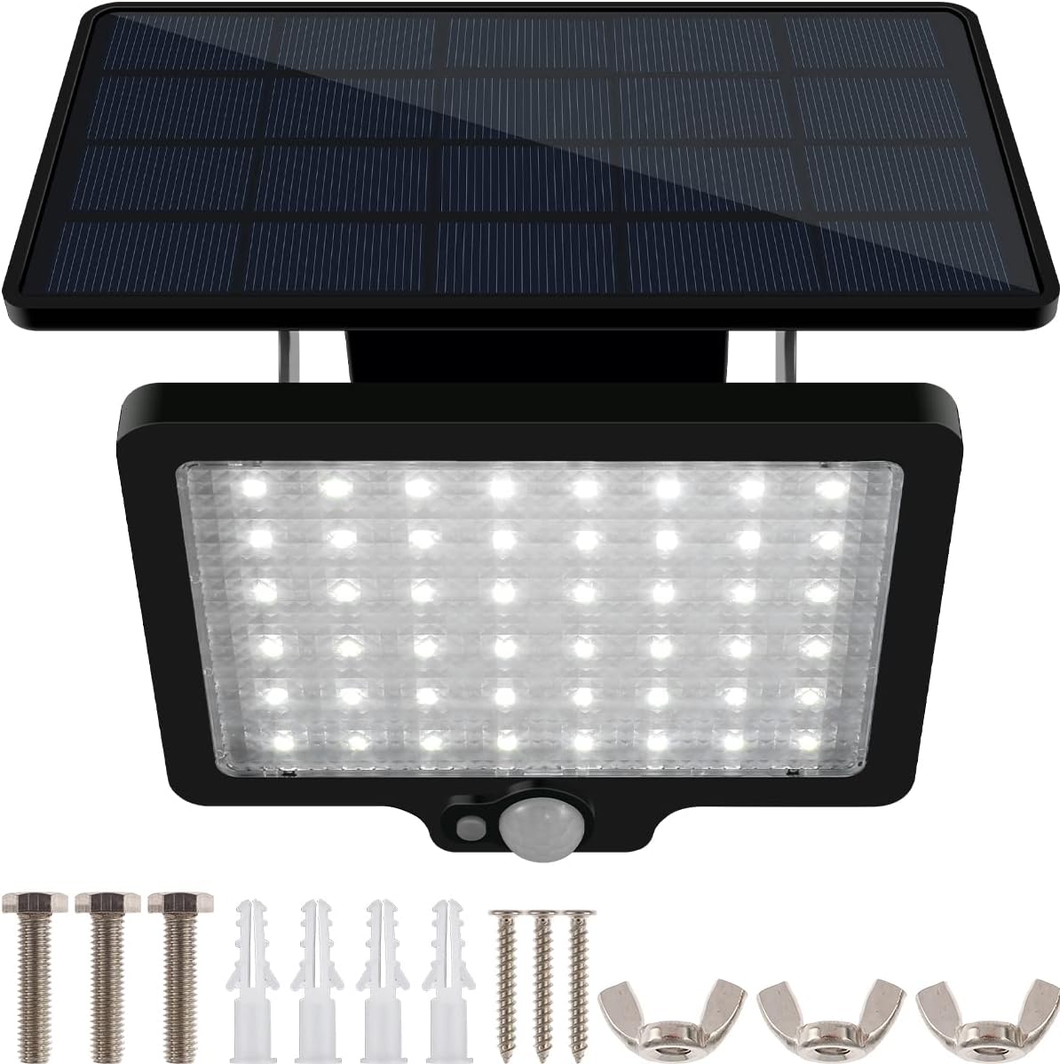 Solar Security Lights Dusk to Dawn Solar Wall Lamp Waterproof 48LED