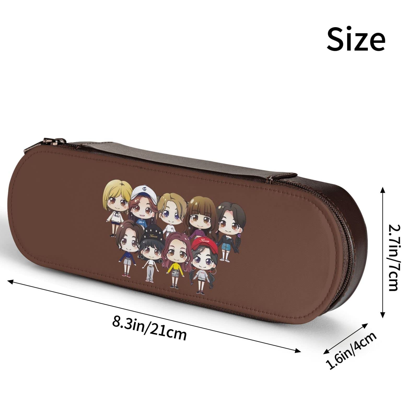 Amazon.co.jp: ペンケース Twice トゥワイス 文具ケース Pu革 文具