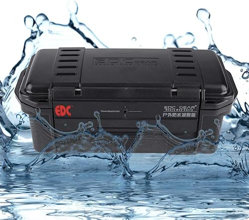 Miniatura 7 de Estuche hermético para exteriores, a prueba de golpes, antipresión, para supervivencia, impermeable, caja de transporte, caja sellada, caja de