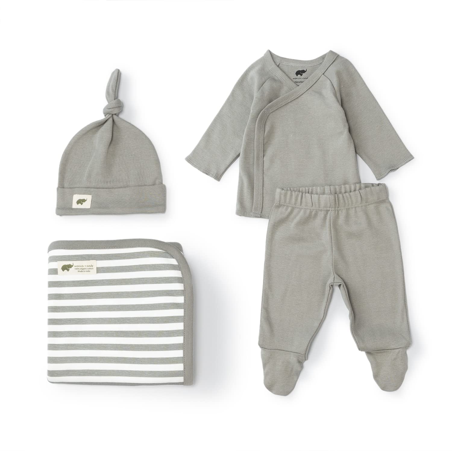 MONICA + ANDY Organic Cotton Unisex Layette Sets