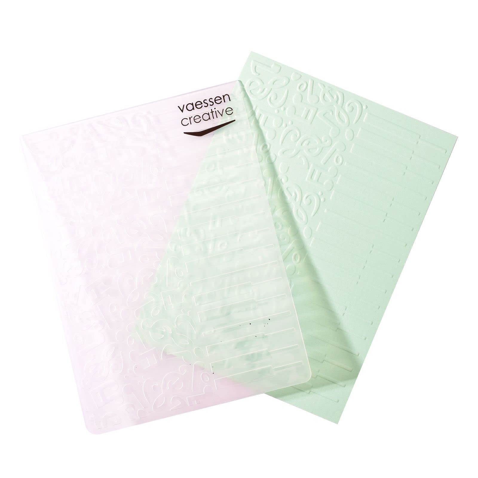 Vaessen Creative Cartella per Goffratura Note Musicali 14,6 x 10,7 cm – Cartella per Embossing per Biglietti, Scrapbooking, Journaling – Riutilizzabile, Risultati Precisi, Per Macchine da Taglio