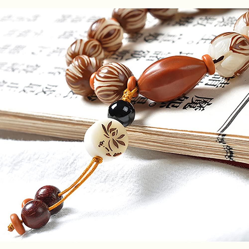 Bracciale con radice Naturale di Bodhi for Donna e Uomo