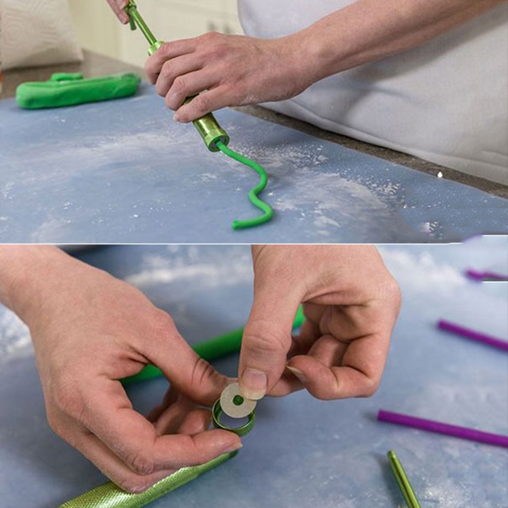 Sugar Paste Extruder with 20 Tips Sugar Craft Fondant Cake Decorating Tool Paste Extruder Clay - Image 6