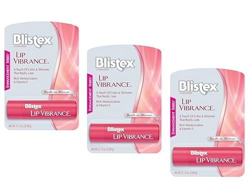 Blistex Lip Vibrance, protector labial 0.13 oz (paquete de 3)