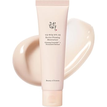 Beauty of Joseon Revive Firming Moisturiser Ginseng Ceramide + Fermented Retinol for Dry, Sensitive Skin Korean Skincare for 