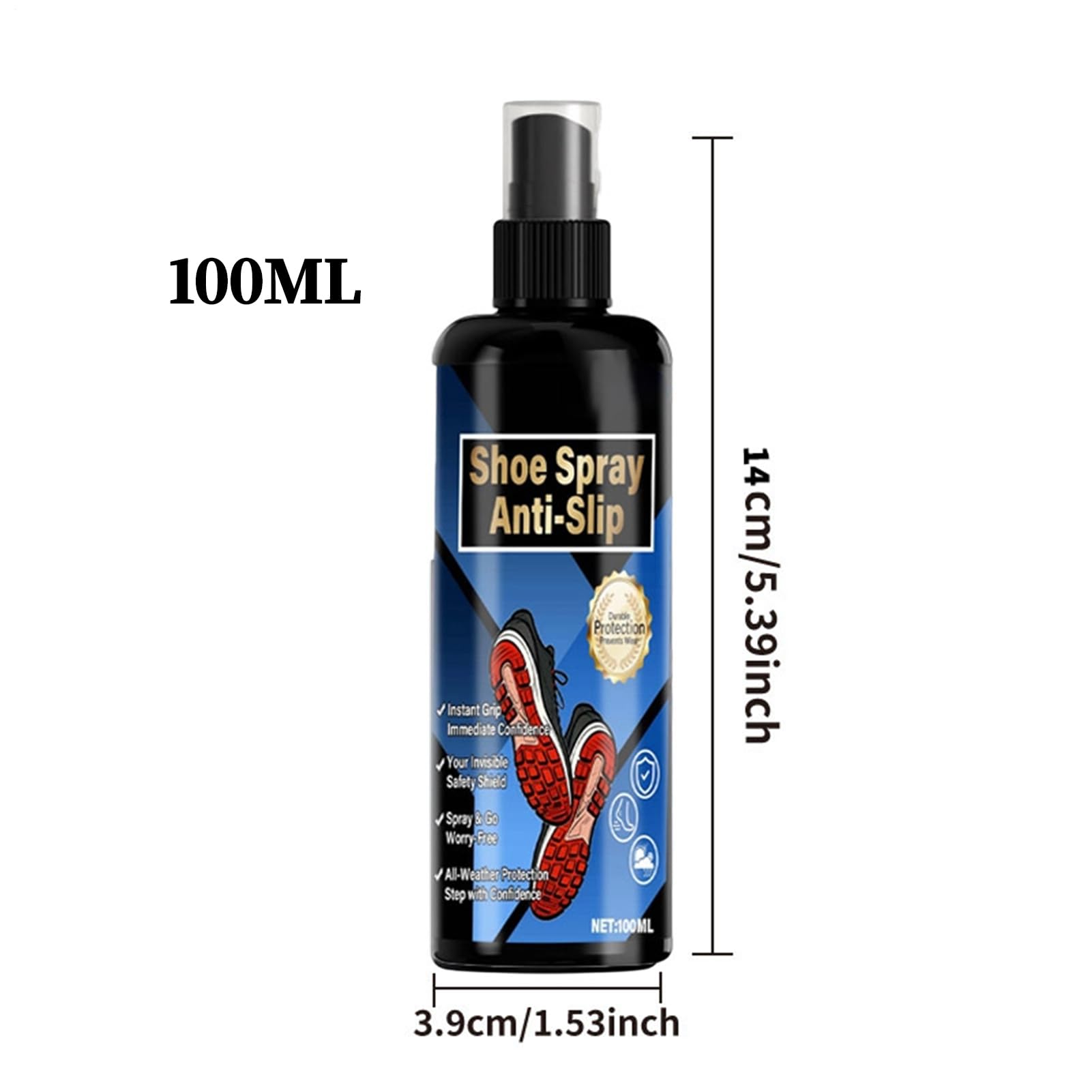 Spray Grip pour Basket-Ball, Chaussures, Sports - Adhérence pour Baskets, Bottes, Golf, Football, Tennis