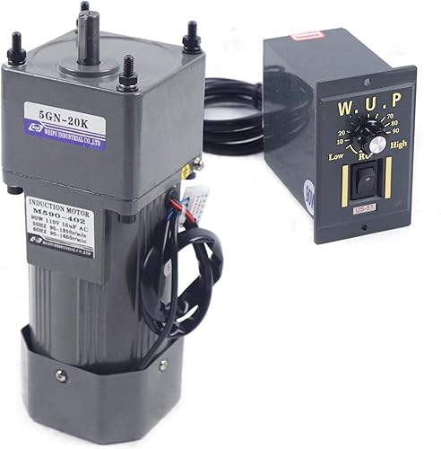 Miniatura 146 de Motor de engranajes eléctrico 120W DC 24V Reductor de engranajes helicoidal Caja de engranajes Motor eléctrico de engranajes RV 50K 35Nm Motor 120W