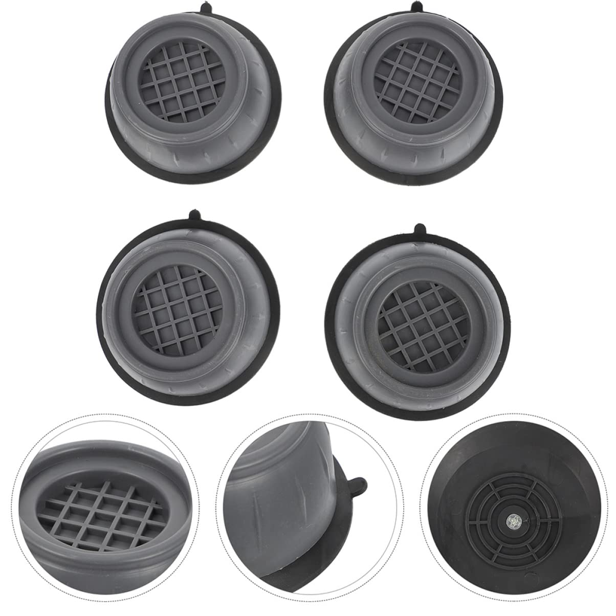 HOODANCOS 10Pcs Vibration Pads for Washing Machines and Dryers Durable Non Slip Furniture Feet Pads Moisture and Material Fit for Home Appliances