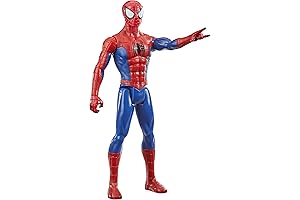 Marvel Titan Hero Series Spider-Man Action Figure, Intricate Detail, 12 Inches