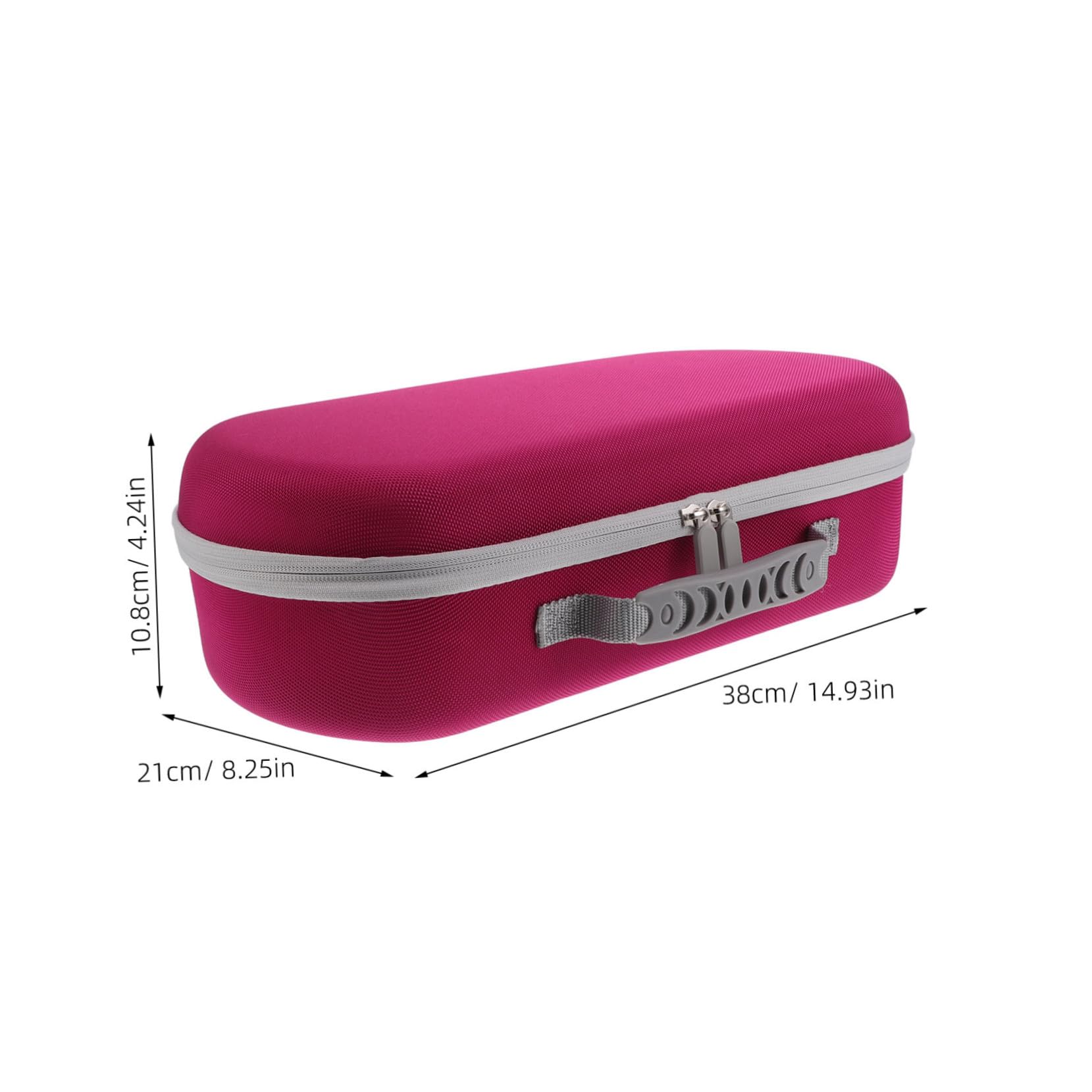 Beaupretty Custodia Protettiva per Asciugacapelli Borsa da Viaggio Compatta per Strumenti per Capelli Organizer Compatta e Resistente Porta Asciugacapelli e Accessori Rosa
