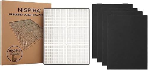Nispira 1183054K 8171434K True HEPA Carbon Pre Filtro para Whirlpool Whispure purificador de aire AP510, AP530, AP450, AP45030HO AP51030K WP500