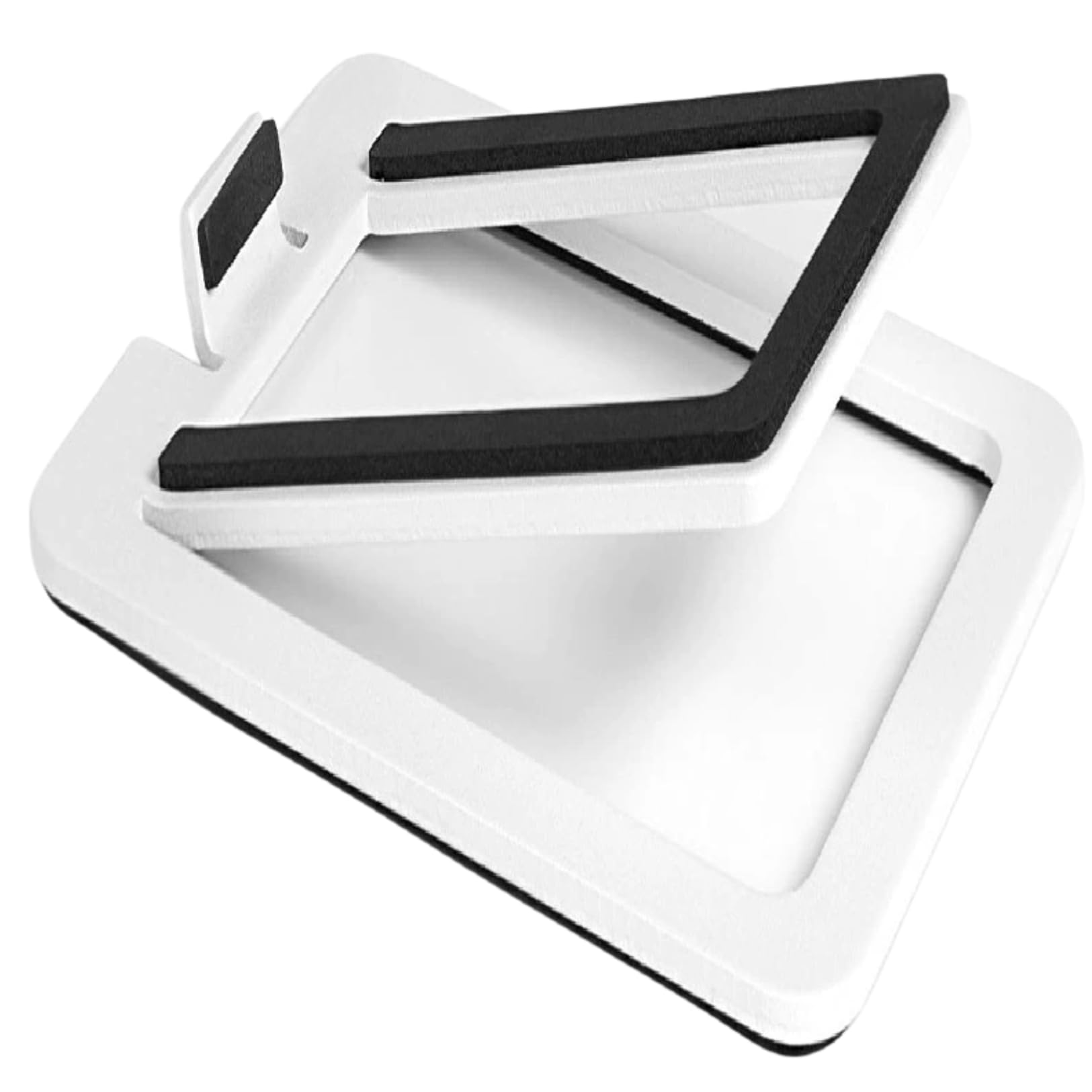 Amazon | PLEAVIT スピーカースタンド 卓上 小型 白
