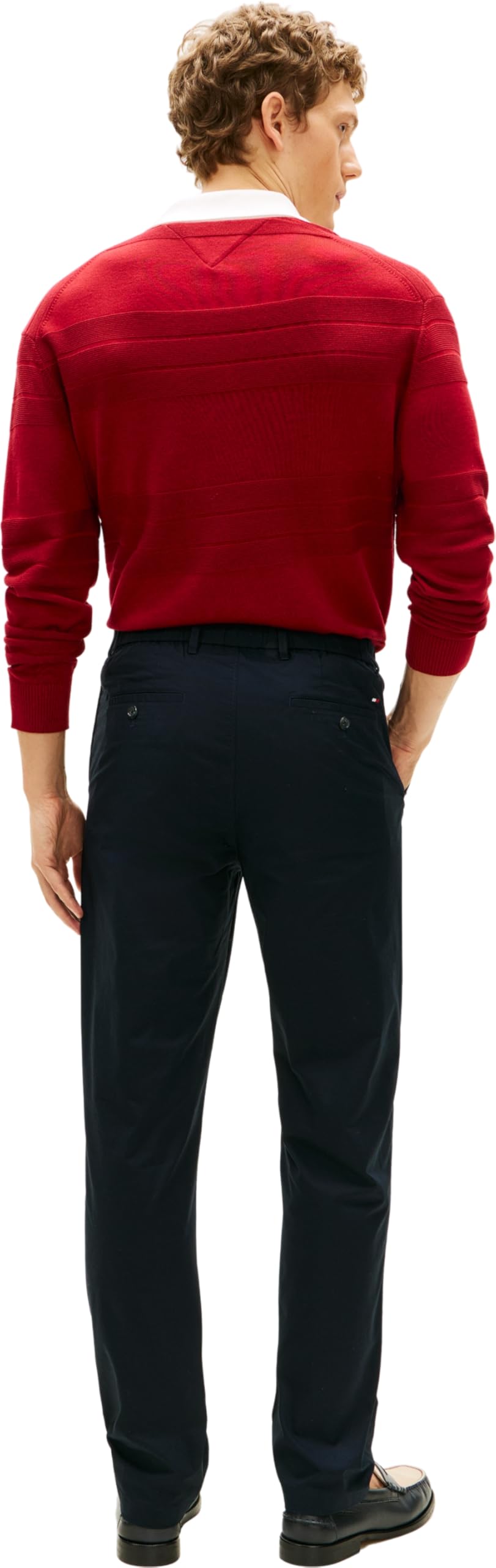 Tommy Hilfiger - Half Ewb Poplin Denton Chino Mw0mw42299, Pantaloni Chino Uomo