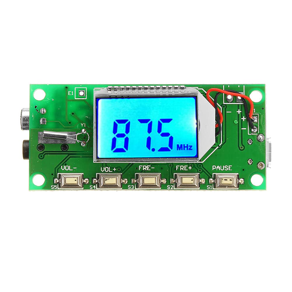 REES52 Digital Audio Transmitter Stereo DSP PLL Module 88-108MHz with LCD Display MIC USB Input (B09DPCV864) Amazon Price History, Amazon Price Tracker