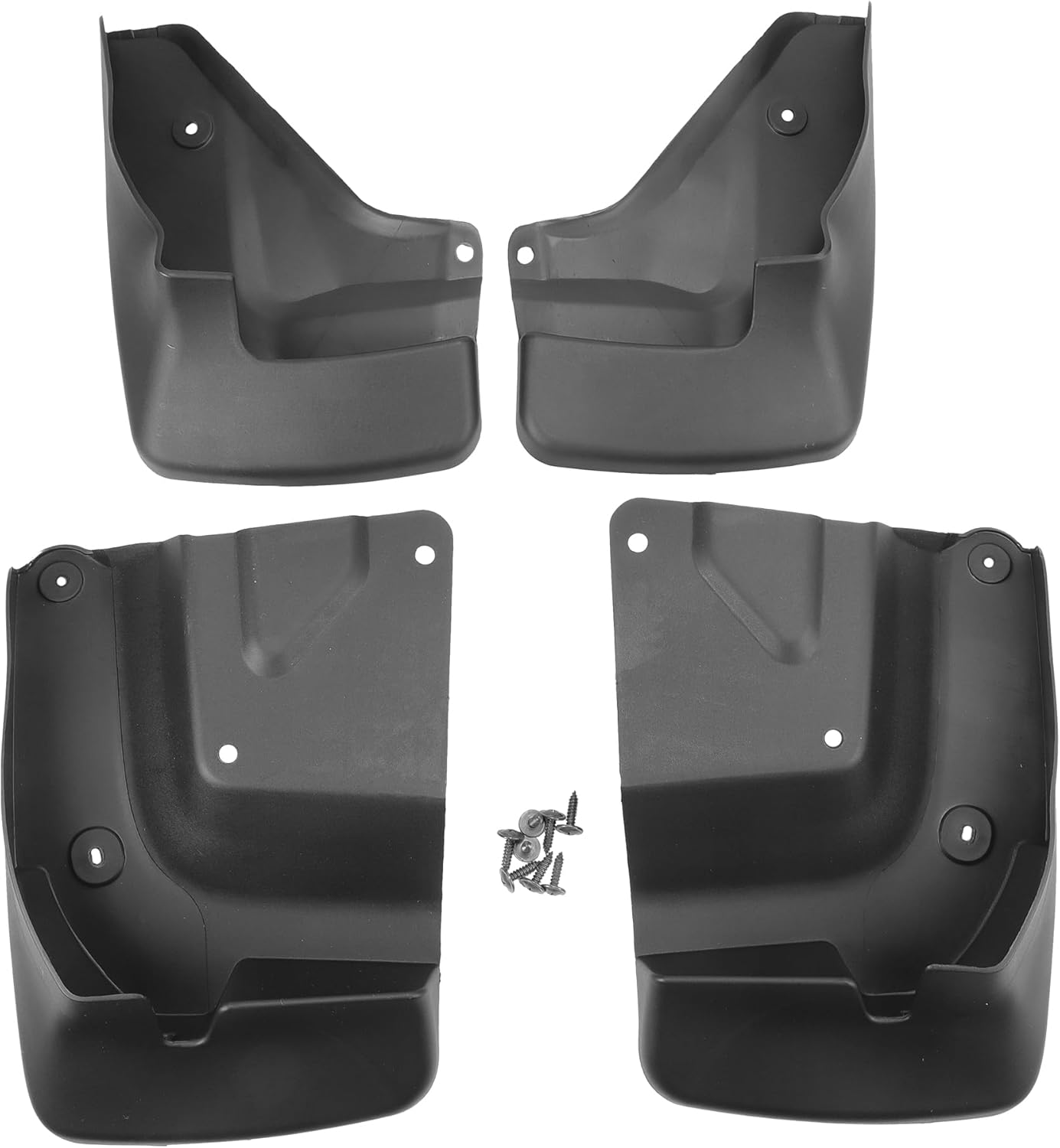 Mud Flap Splash Guard with Mount Accessories Front & Rear Side Mud Guard for Toyota HIACE 2012-2018 (Set of 4)