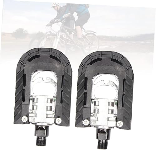 Miniatura 9 de YARNOW 2 Pairs Alloy Pedals Bike Supplies para Bicicleta Bike Pedal Degree Folding Pedals Pedals Platform Pedal MTB Pedals Flat Pedals Footrest