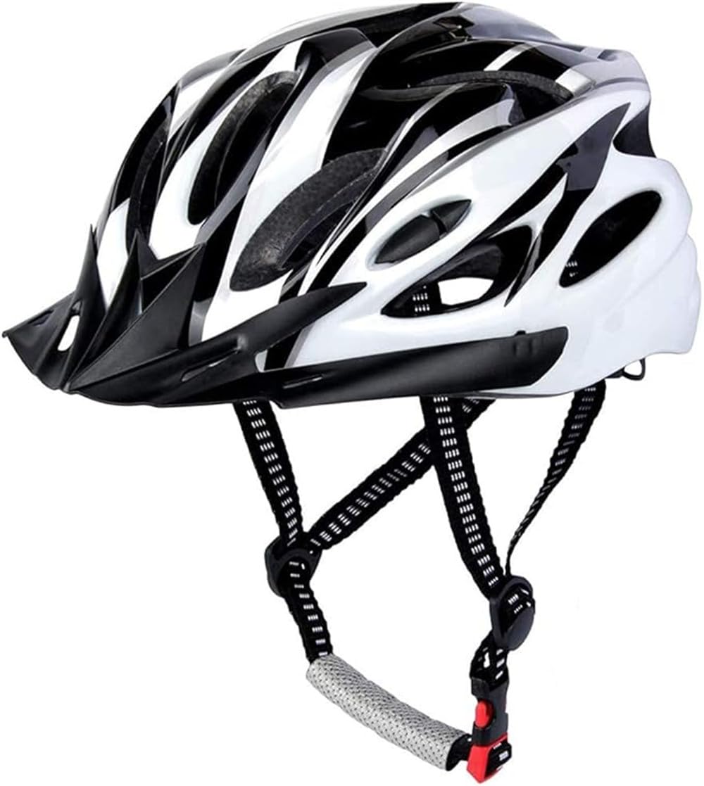 Adult Bike Helmet for Men and Women, Specialized Safety Protection Bicycle Helmet for MTB and Road Cycling, Lightweight Outdoor Sport Cycling Helmet with Headband (White)