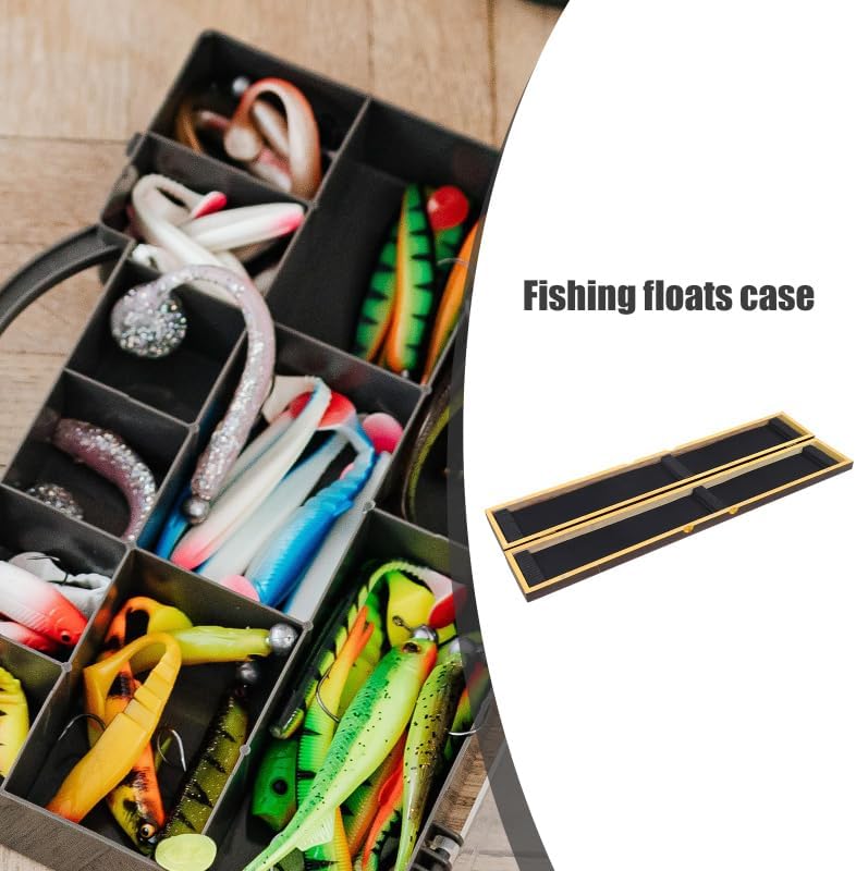 Fish Float Line Set Box Fishing Floats Holders Organizer Case Storage Accessory Supplies Equipment