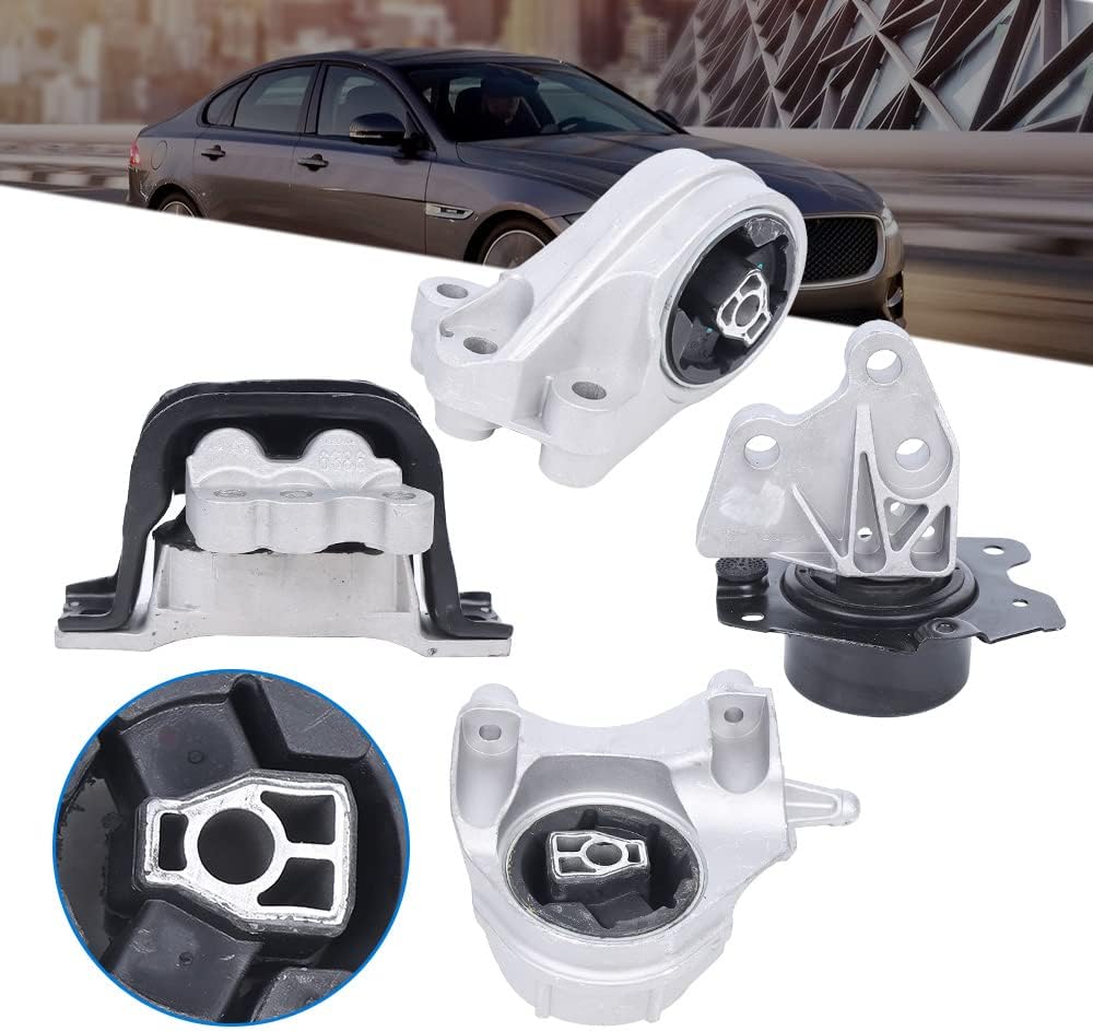 4PCS Engine and Transmission Kit, 3.0L Engine and Transmission Mounts for 2010-2017 Chevrolet Equinox/Gmc Terrain 4-Door 2.4L, A5659 A5562 A5618 A5633