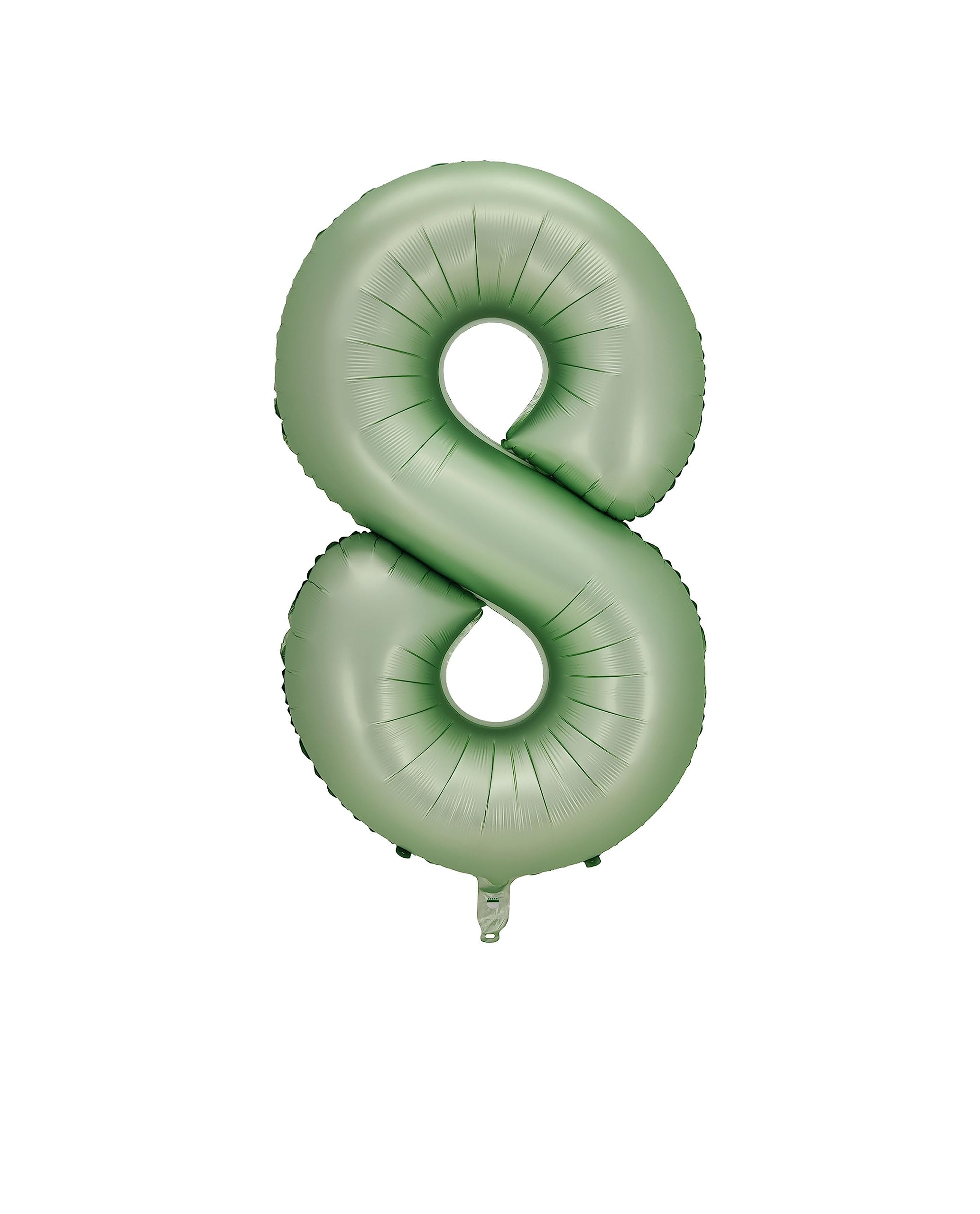 Oliver Green Foil Balloons Number 8, 40 inch