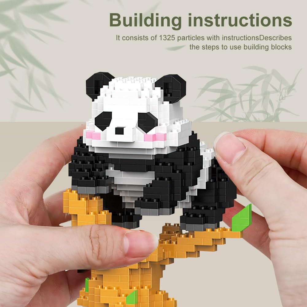 3 In 1 Panda Building Blocks Giocattoli Da Costruzione Animali Mattoni Da Costruzione~p156681587