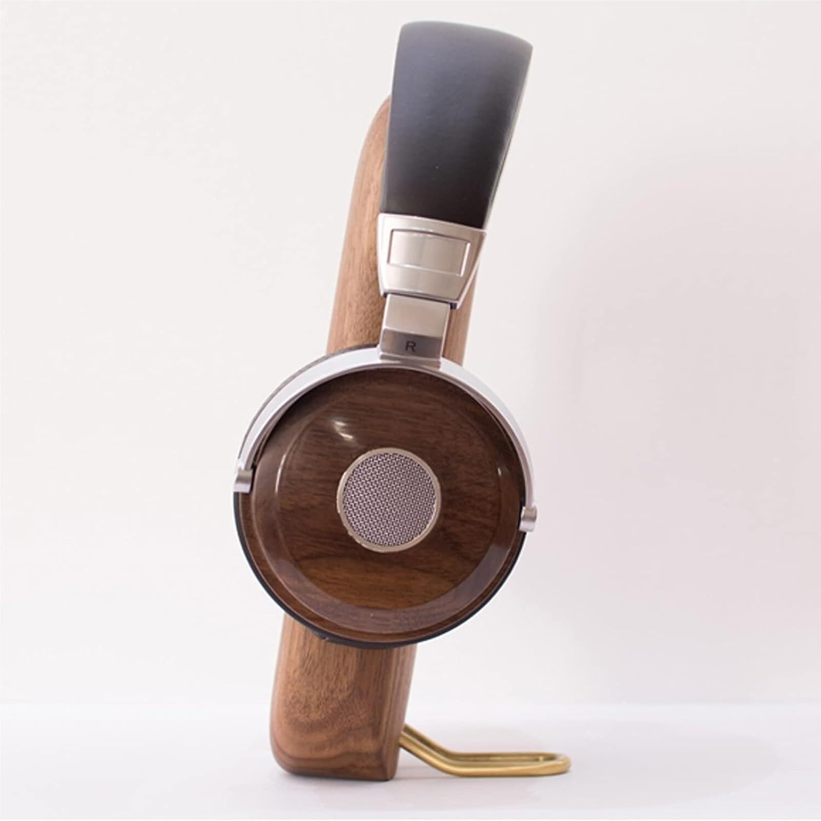Gaming Accessori Supporto per Cuffie in Legno per La Maggior Parte delle Dimensioni delle Cuffie Supporto per Cuffie da Gioco per PC Stand Over-Ear da Gioco(B)