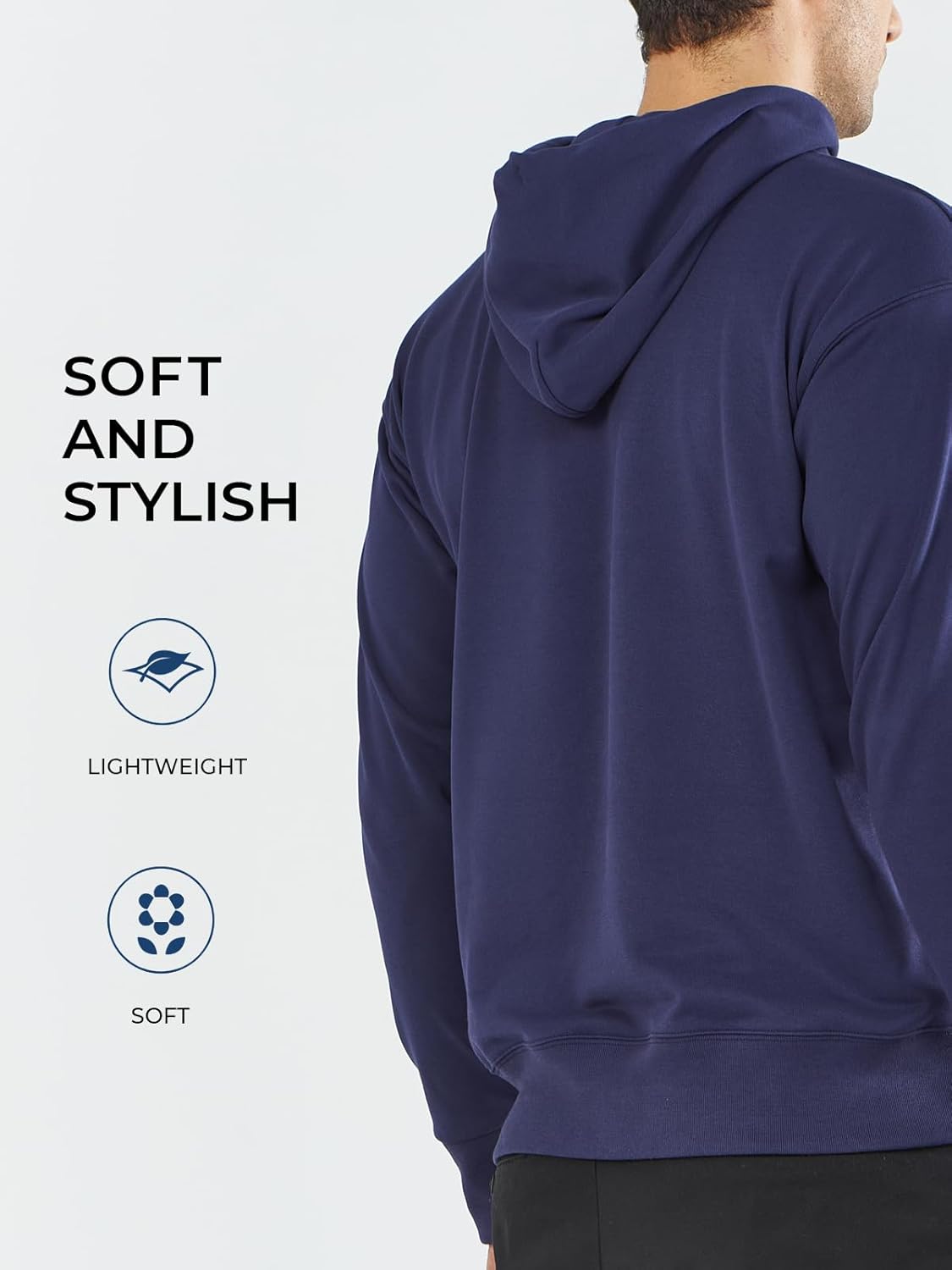 NORTHYARD Men's Cotton Hoodies Long Sleeve Sweatshirt Casual Drawstring Pullover Hoodie With Pocket - Image 2