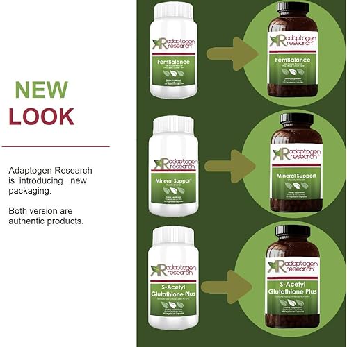 Miniatura 4 de FemBalance Ayuda a la hormona femenina Vitex + Cohosh negro + DIM + té verde + vitaminas B6 y folato y B12 120 cápsulas vegetarianas Adaptogen