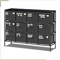 Amazon｜使うと雰囲気の良くなるスチールチェスト ＜ienowa/横型12杯