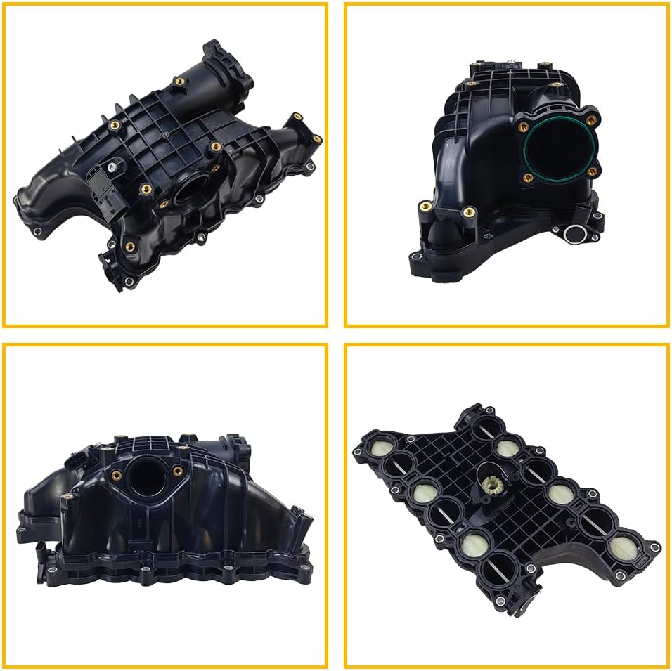 Engine Intake Manifold w/Gasket & Sensor | Fit for 2014-2019 Jeep Grand Cherokee, 2014-2018 Ram 1500, 3.0L V6 Diesel | OE# 68211167AA 68211167AC 68211206AA 68211206AC 68492577AA 68535767AA