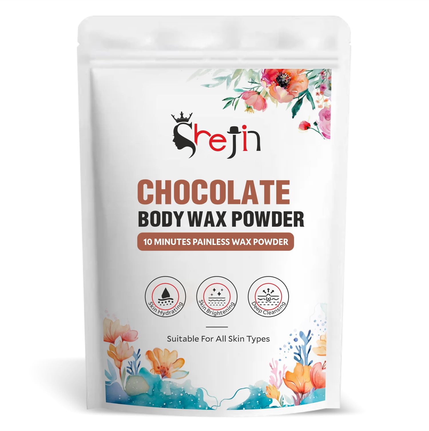 Shejin - Chocolate Wax Powder 100gm - Organic Painless Hair Removal Body Wax Powder For All Skin Types Hands, Legs, Underarms, Bikini, Intimate Areas, Easy Home Use, Chemical-Free, No Irritation or Rashes for Men & Women (B0DFHH9XF9) Amazon Price History, Amazon Price Tracker