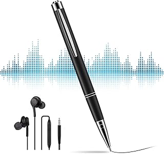 Digital Voice Recorder, 64GB Audio Voice Recorder for Lectures, Noise Reduction Voice Recording Device, Mini Voice Recorder Rechargeable for Meetings Interviews Classes Concerts