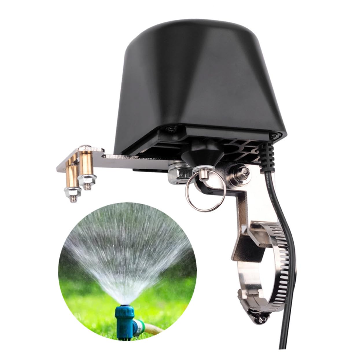SUPVOX Valvola Sfera Intelligente a Controllo Vocale per Irrigazione Compatibile con Alexa