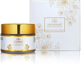 Sponsored Ad - Women's 24K Gold Ayurvedic Radiance Face Cream with Shea Butter for Reducing Pigmentation, Fine Lines & Wrinkles - For All Skin Types - 25 gm