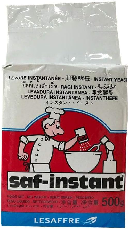 Gereton Baker's Yeast, 500g Instant Dry Yeast Active High Glucose Tolerance Bread Kitchen for Bread Making Baking Supplies