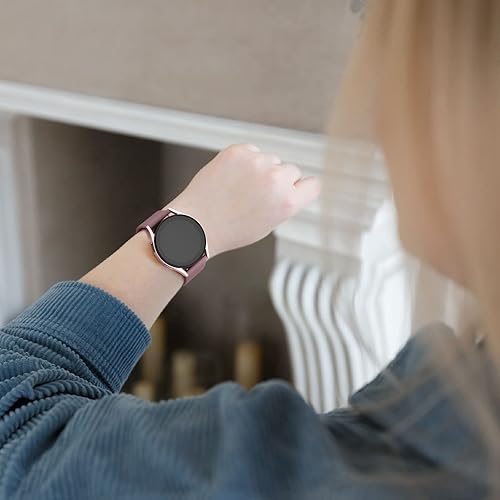 Miniatura 6 de Meliya Correas de reloj de silicona, liberación rápida, 0.787 in, 0.866 in, correa de repuesto de silicona suave para mujeres y hombres