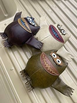 ⭐️【レア美品】ナウガモンスター ビンテージ ダブルネーム 茶色 Yahoo!オークション -「ナウガモンスター」の落札相場・落札価格