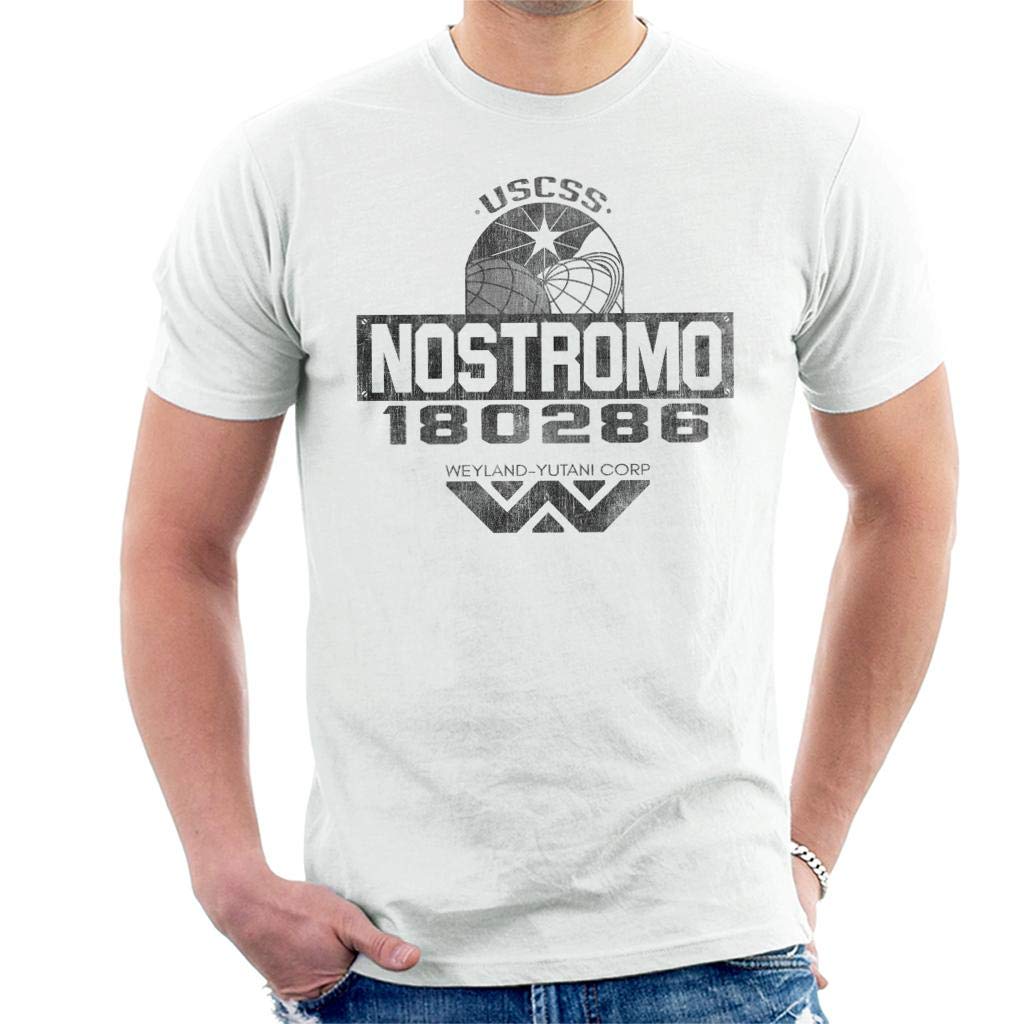 Cloud City 7 Men's White Uscss Nostromo Weyland Yutani Corp Alien T-Shirt