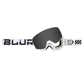 Amazon.co.jp: Blur B-50 フォース ゴーグル 磁気シルバーミラー